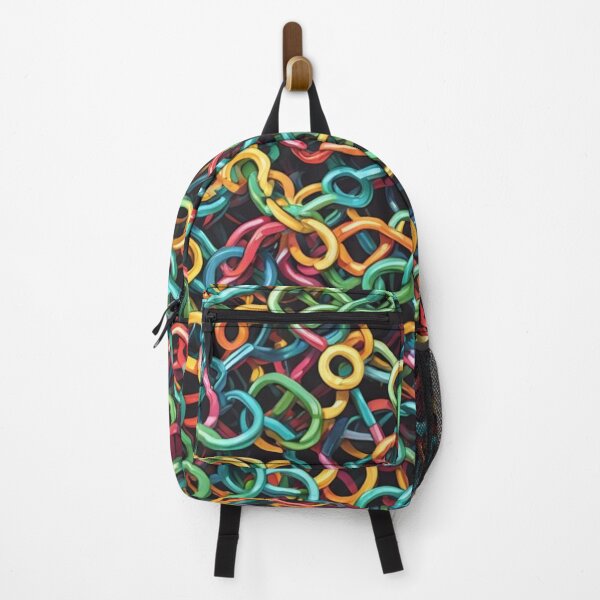 Item preview, Abstract Colorful Chain Pattern designed and sold by calibrit.