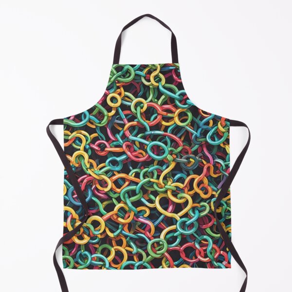 Item preview, Abstract Colorful Chain Pattern designed and sold by calibrit.