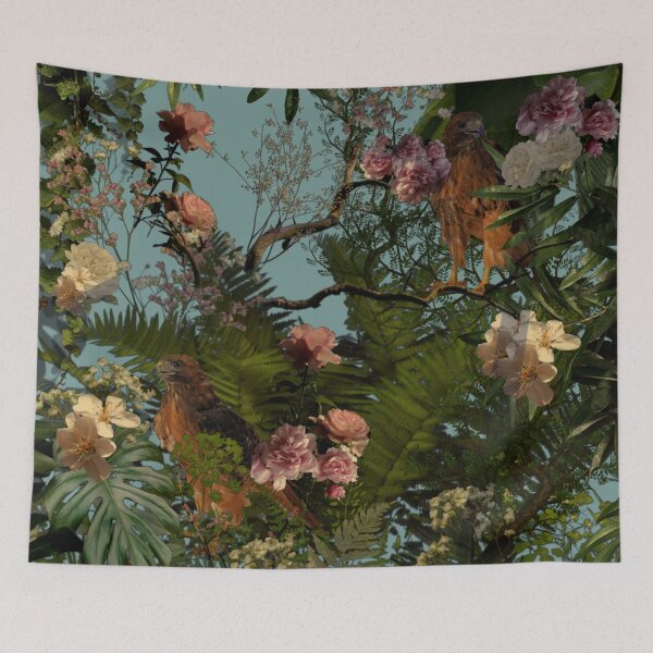 Item preview, Hawk Flowers Garden  designed and sold by Asmaa Abdul-Azim.
