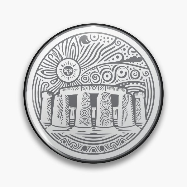 Item preview, Stylized Stonehenge designed and sold by JrSkDesign ✅ .