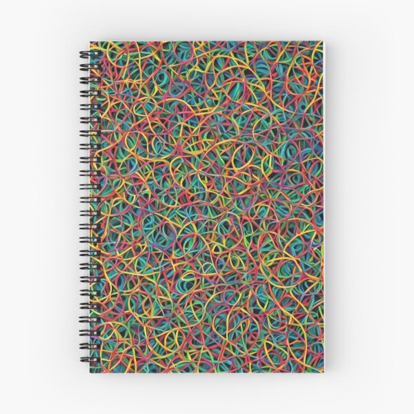 Aperçu de l'œuvre Modèle abstrait d'art à cordes colorées créée et vendue par calibrit.