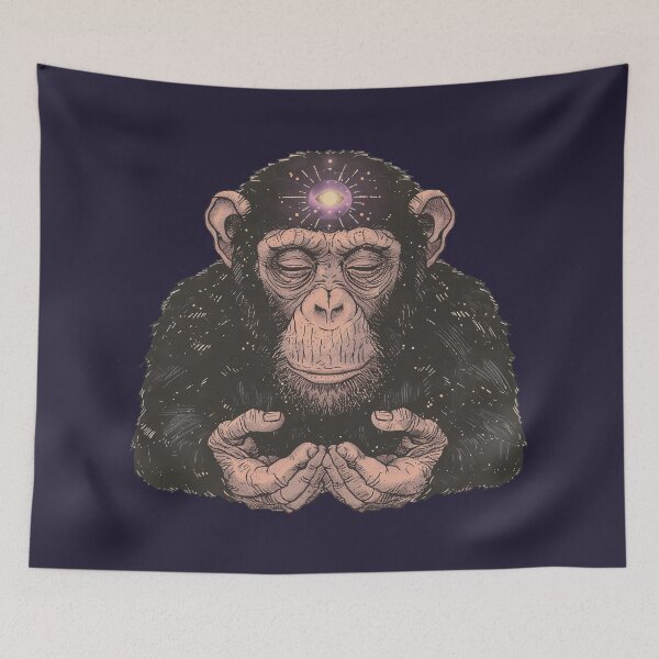 Item preview, Peaceful Chimpanzee designed and sold by Colton Rodie.