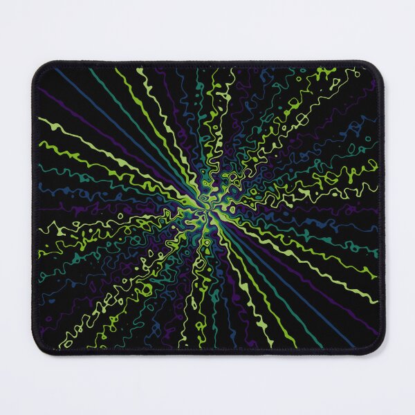 Item preview, Colorful Ripple Abstract Sun Rays Burst Calming Palette designed and sold by EvergreenMotifs.