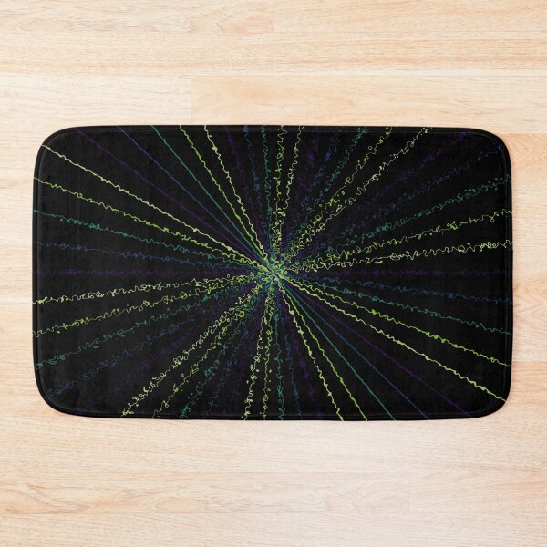Item preview, Colorful Ripple Abstract Sun Rays Burst Calming Palette designed and sold by EvergreenMotifs.