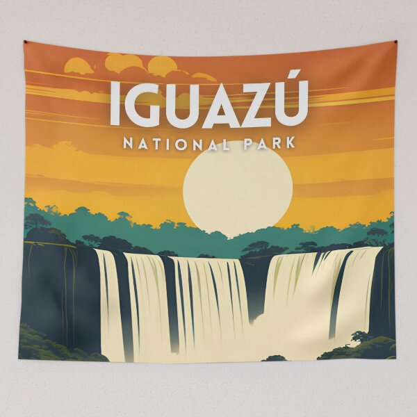 Item preview, Iguazu National Park Vintage Travel designed and sold by ZionPosteria.