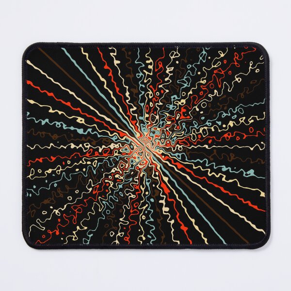 Item preview, Colorful Ripple Abstract Sun Rays Burst Solar Abyss designed and sold by EvergreenMotifs.