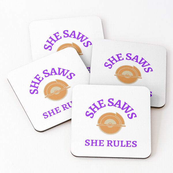 Item preview, She saws, she rules designed and sold by DutchAZ.