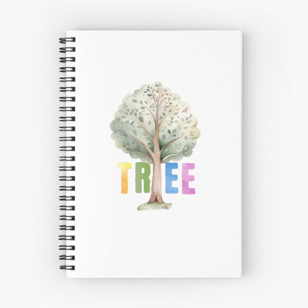 Artikelvorschau, Einzelner Baum Aquarell Typografie entworfen und verkauft von happyandbubbly.