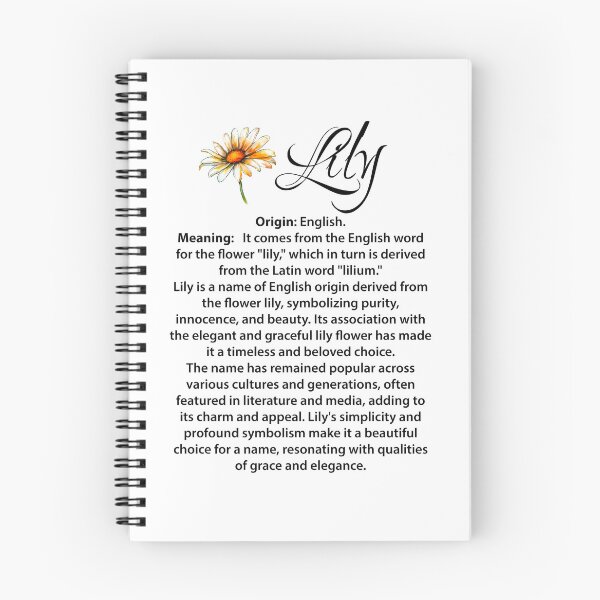 Item preview, Name meaning Lily designed and sold by OCNau.