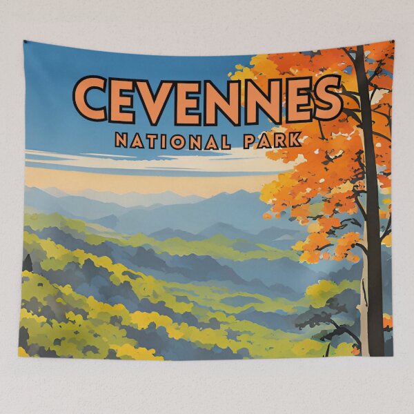 Item preview, Cevennes National Park designed and sold by ZionPosteria.