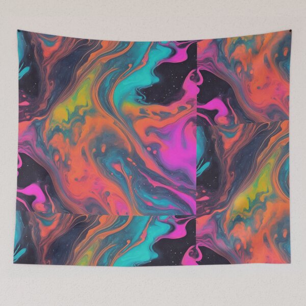 Item preview, Bright Neon Marble Splatter designed and sold by Artsy-Appeal.