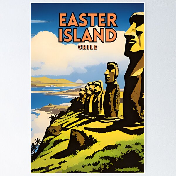 Item preview, Easter Island designed and sold by ZionPosteria.