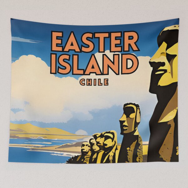 Item preview, Easter Island designed and sold by ZionPosteria.
