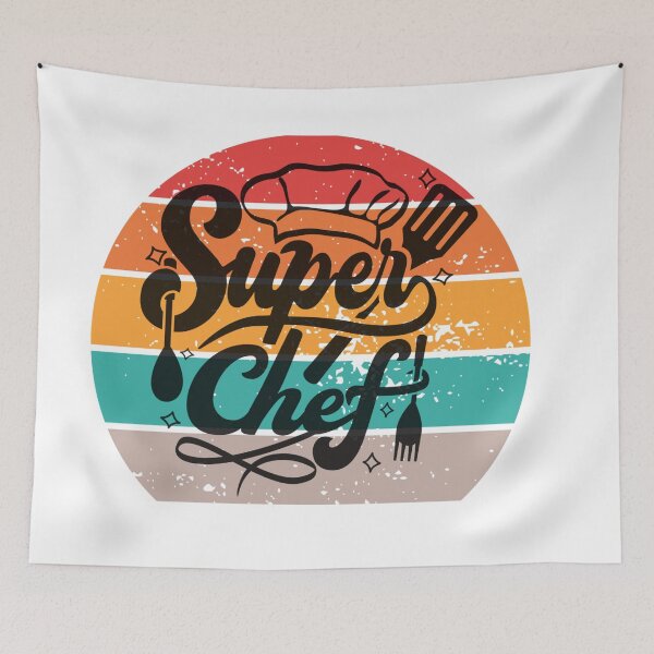 Item preview, Retro Groovy Style Chef Tshirt designed and sold by KT1981.