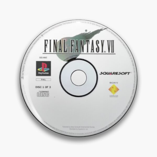 Item preview, Final Fantasy 7 PS1 Disc designed and sold by Tee-Buddies.