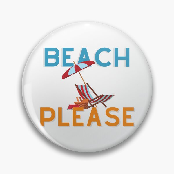 Item preview, Beach Please! Beachy chair and umbrella design designed and sold by caFUNated.