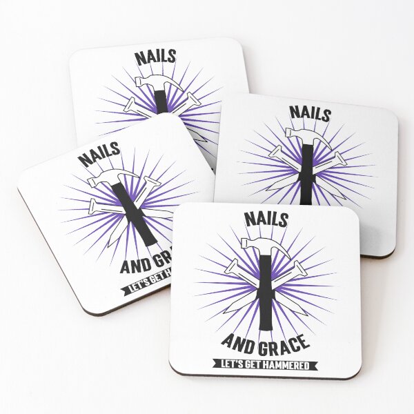 Item preview, Nails and Grace, let's get hammered  designed and sold by DutchAZ.