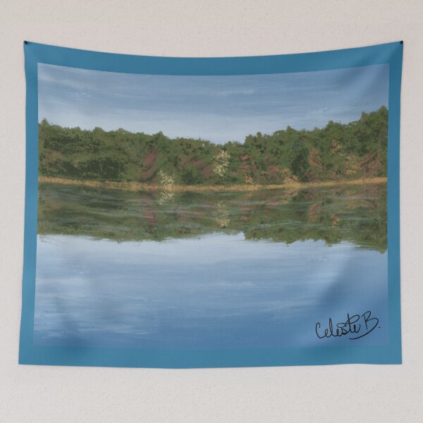 Item preview, Serene Lakeview designed and sold by CraftyCelestial.