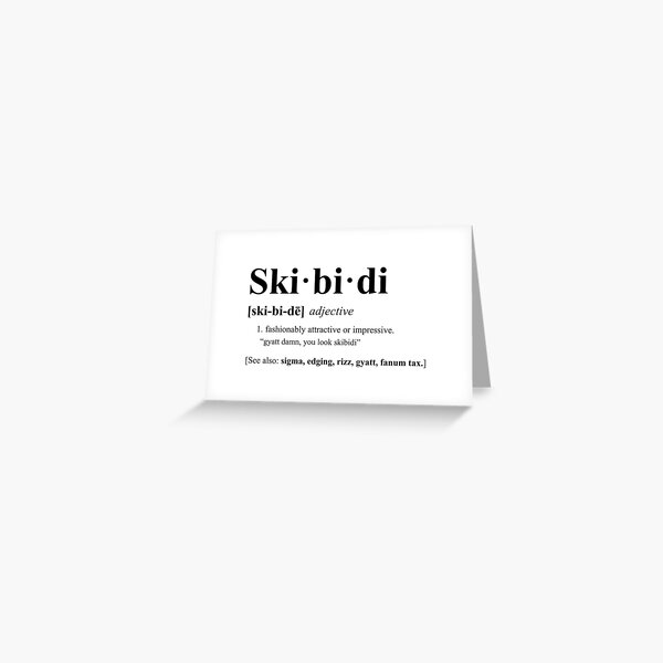 Item preview, Skibidi Definition designed and sold by shmeegle designs.