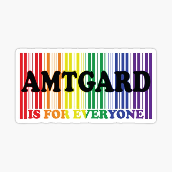 Artikel-Vorschau von Schwarzer Barcode Amtgard Pride, designt und verkauft von AmtgardMarket.