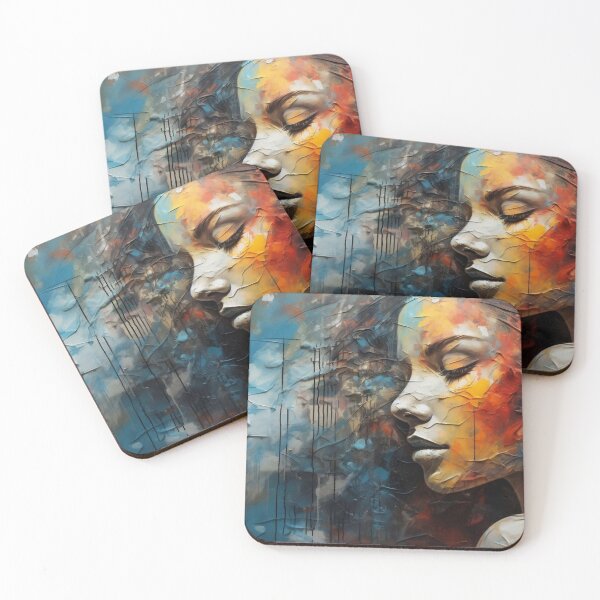Item preview, Reflective Abstract Portrait of a Woman designed and sold by dombursaidpos.