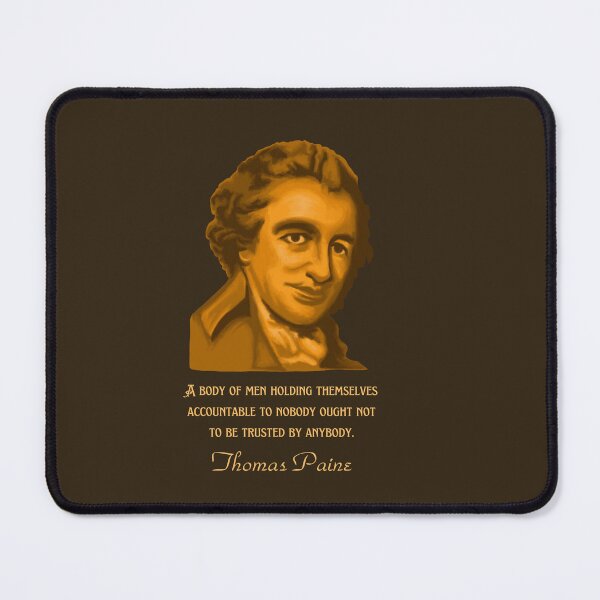 Item preview, Thomas Paine Portrait and Quote designed and sold by Unhinged Heather.