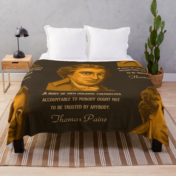 Item preview, Thomas Paine Portrait and Quote designed and sold by Unhinged Heather.