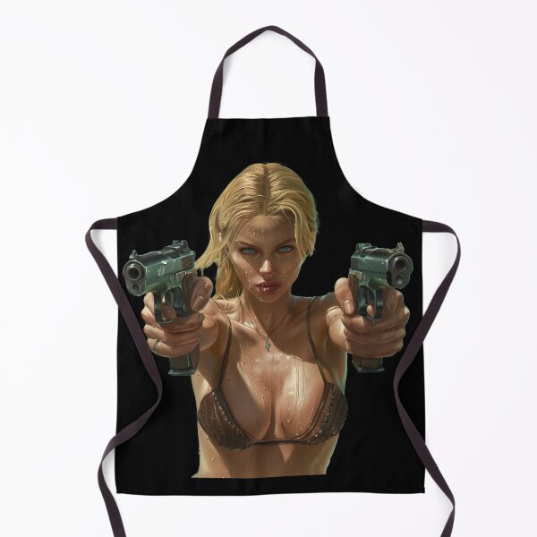 Item preview, Run for Your Life!!! Beautiful Girl 2 Guns Aimed at your head!!! designed and sold by DyfunctionalTee.