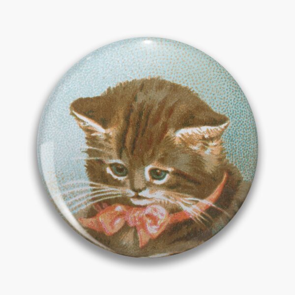Item preview, Tiny Kitty designed and sold by VintageCanvas.