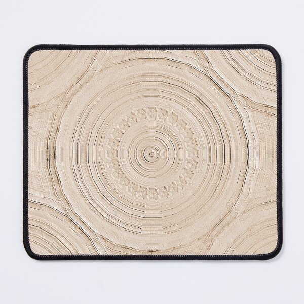 Item preview, Monochromatic Mandala Pattern in Pastel Cream designed and sold by Artistestella.