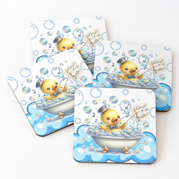 Item preview, Maestro Duck in a Bubble Bath designed and sold by Sillytoe.