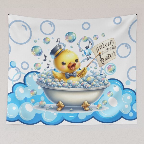 Item preview, Maestro Duck in a Bubble Bath designed and sold by Sillytoe.