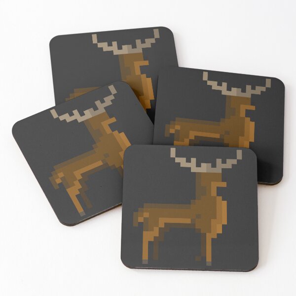 Item preview, Deer in pixel art designed and sold by BroccoliXer.