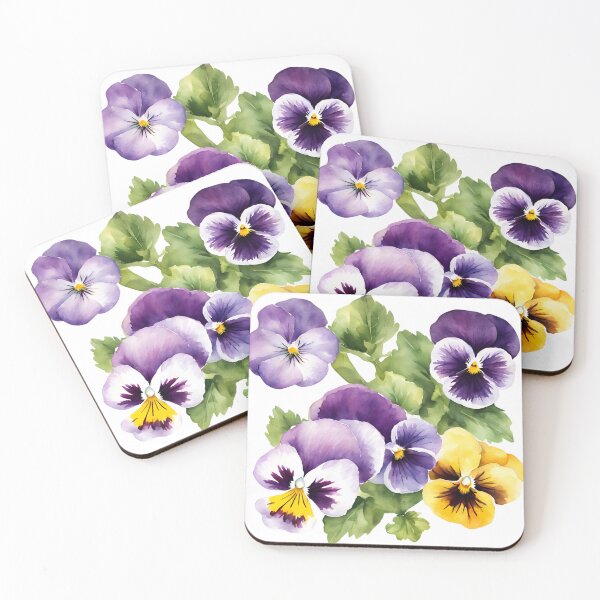Item preview, winter flower pansia viola  designed and sold by TK Art1989.