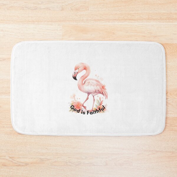 Item preview, Cute Baby Flamingo - God is Faithful designed and sold by AnimalMenagerie.