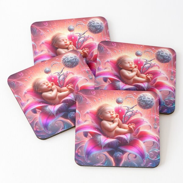 Item preview, Baby asleep in Flower designed and sold by connie campbell.