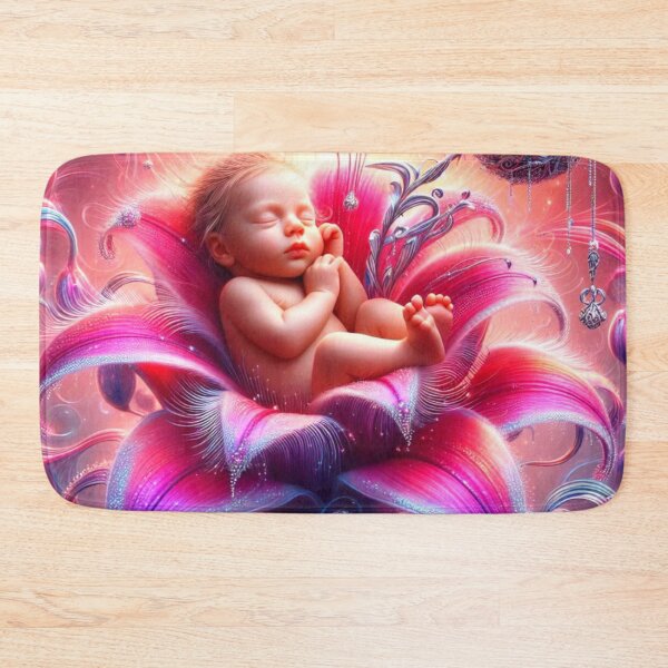Item preview, Baby asleep in Flower designed and sold by connie campbell.