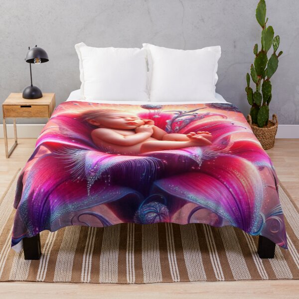 Item preview, Baby asleep in Flower designed and sold by connie campbell.