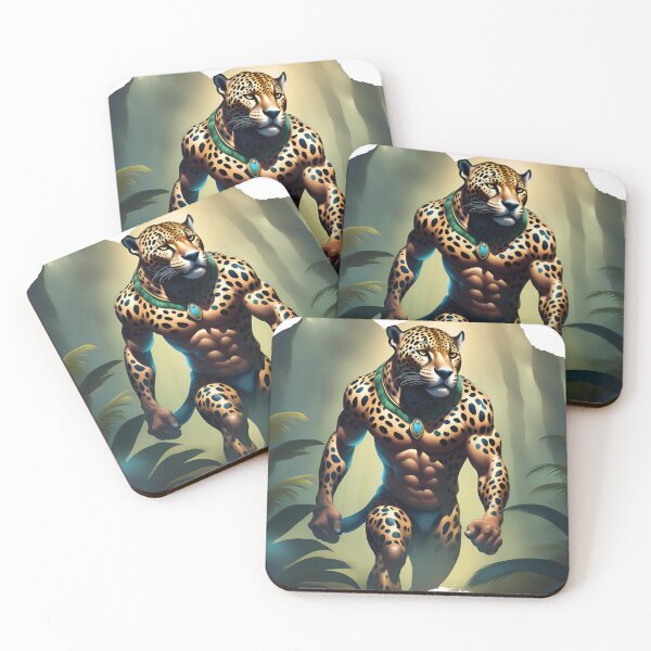 Item preview, Jaguar with golden fur and black spots from the Amazon designed and sold by DebriArte.