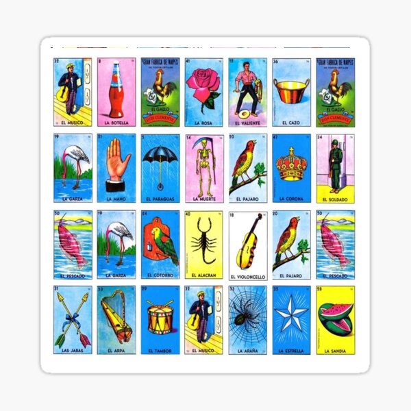 Lottery / Mexican Bingo Sticker