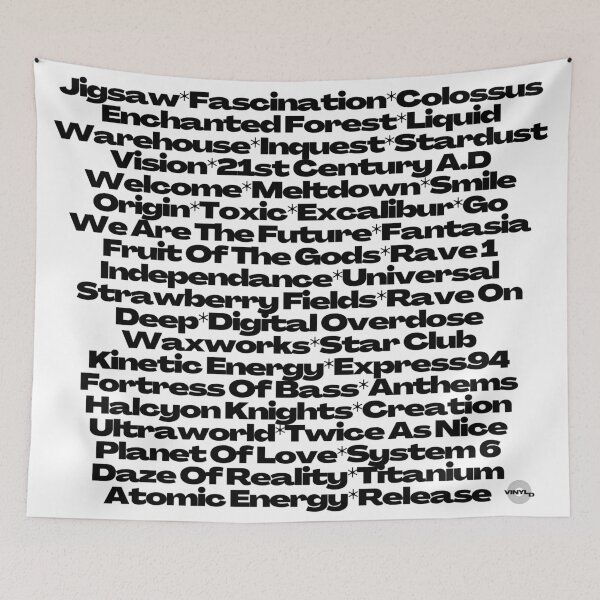 Item preview, Rave History (Black Design) designed and sold by vinyldshop.