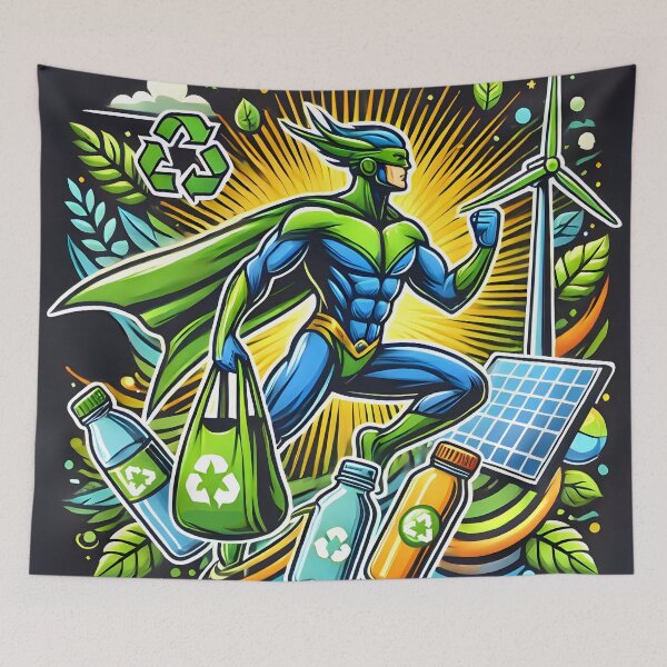 Item preview, Eco Warrior - Environmental Activism Artwork designed and sold by AdelkoDesigns.