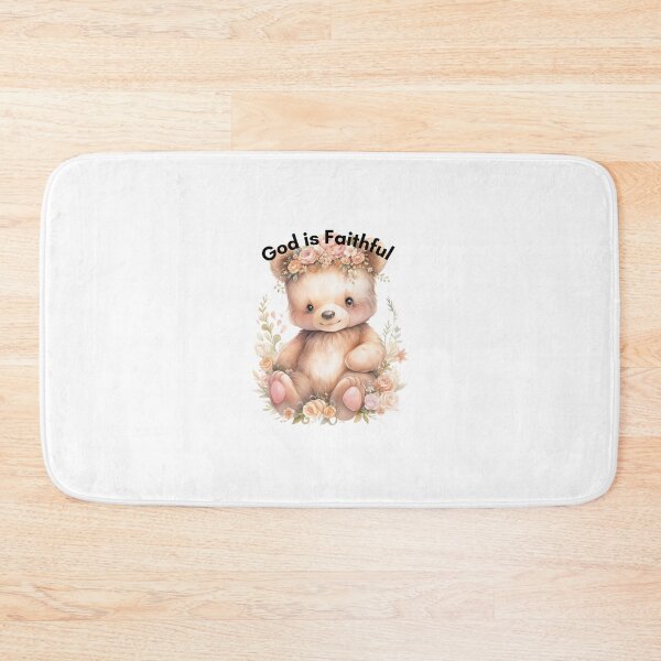 Item preview, Cute Teddy Bear - God is Faithful designed and sold by AnimalMenagerie.