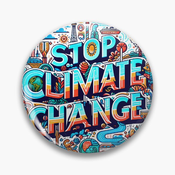 Item preview, Stop Climate Change, typography designed and sold by maxmaj.
