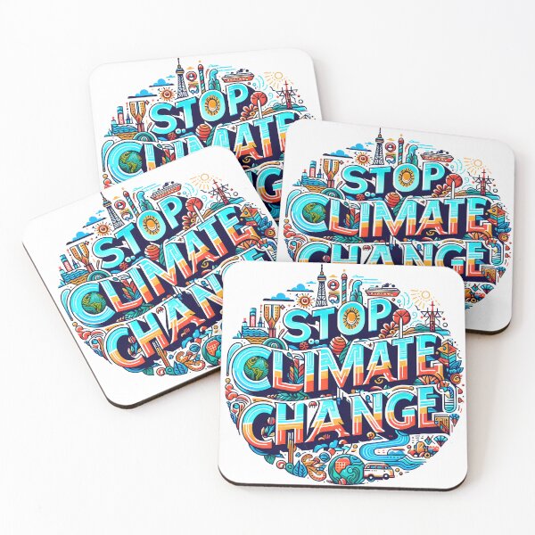 Item preview, Stop Climate Change, typography designed and sold by maxmaj.