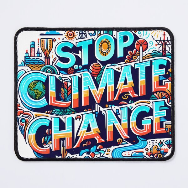 Item preview, Stop Climate Change, typography designed and sold by maxmaj.