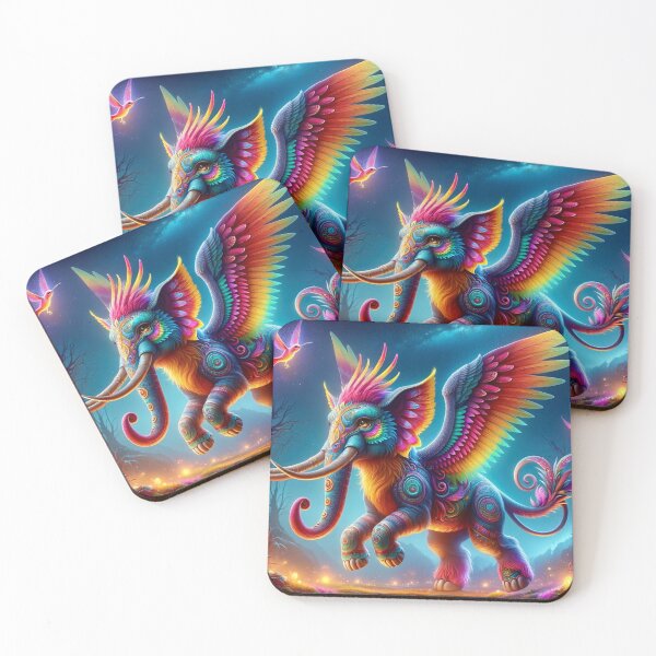 Item preview, Alebrije Elefante Colibri designed and sold by MexArtAI-shop.