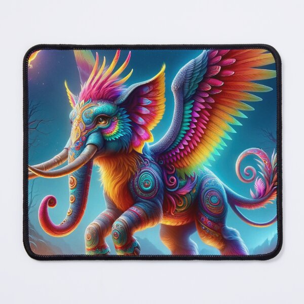 Item preview, Alebrije Elefante Colibri designed and sold by MexArtAI-shop.