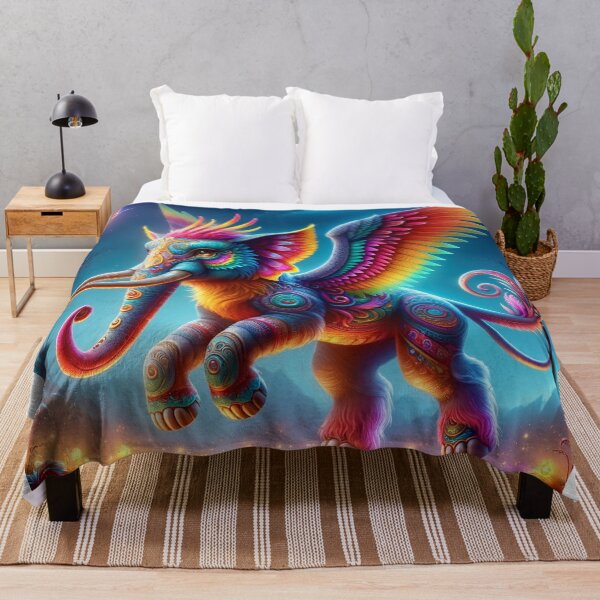 Item preview, Alebrije Elefante Colibri designed and sold by MexArtAI-shop.
