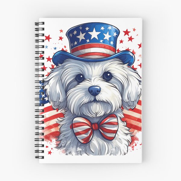 Item preview, Cute Maltese 4th of July American Dog designed and sold by lando218.